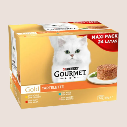 Purina Gourmet Gold Tartelette MultiVariedad 24 x 85 gr