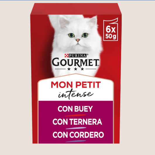 Purina Gourmet Mon Petit Selec Carnes 6 x 50 gr