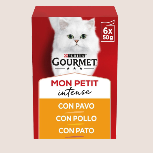 PURINA GOURMET MON PETIT con Pollo, Pato y Pavo 50gr