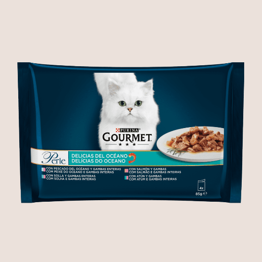 Purina Gourmet Perle Delicias del Océano 4 x 85 gr