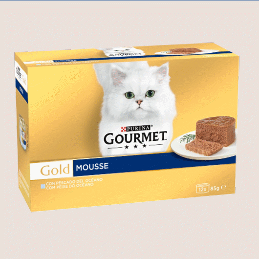 Purina Gourmet Gold Mousse Pack Surtido 12 x 85 gr