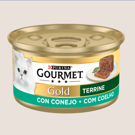 Purina Gourmet Gold Terrine con Conejo 85gr